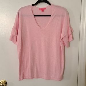 Lilly Pulitzer pink top size medium